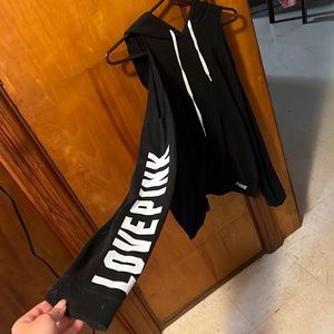 VS PINK cutout sweatshirt